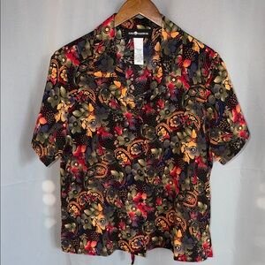 Sag Harbor Floral Button Down Shirt Vintage Y2K Indie bohemian Size 16